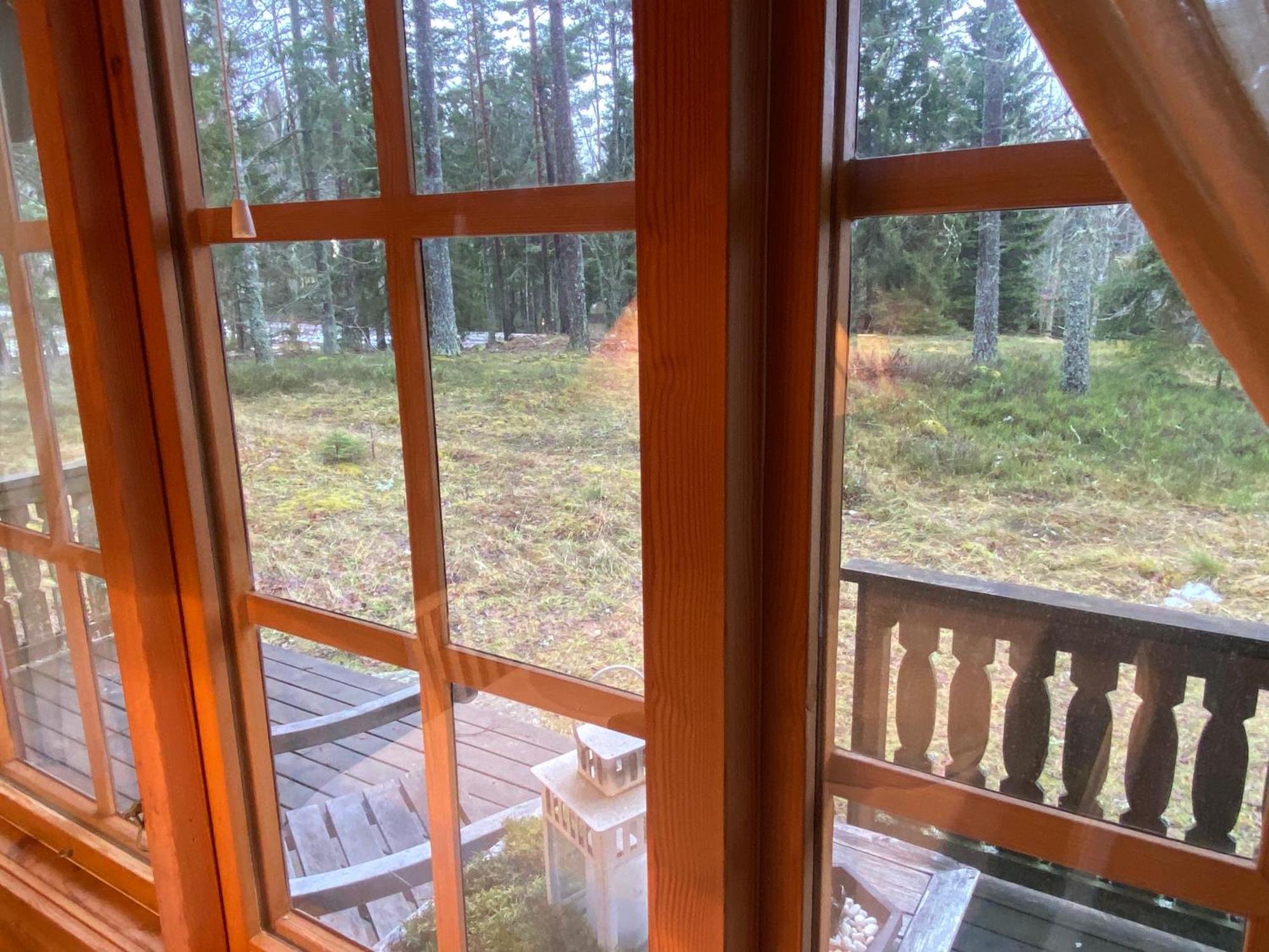 Timrad Stuga I Kanten Av Skogen Med Spa Moejlighet Mullsjo Exterior photo